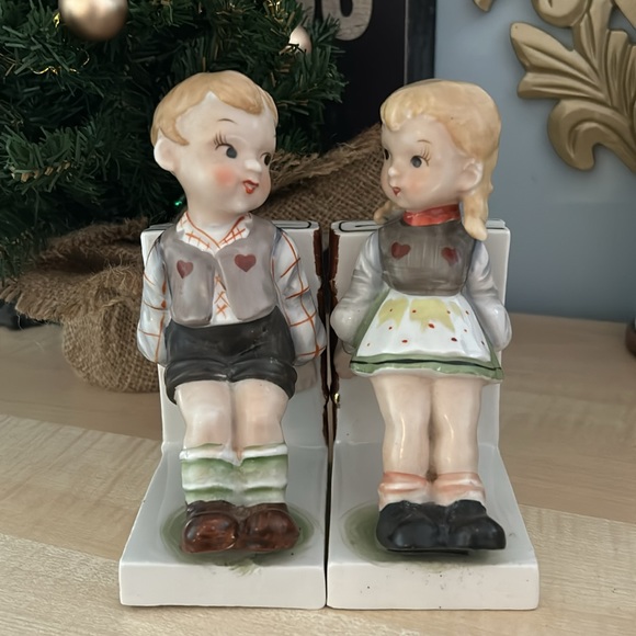 Vintage rare made in Japan ceramic bookends - Picture 2 of 7